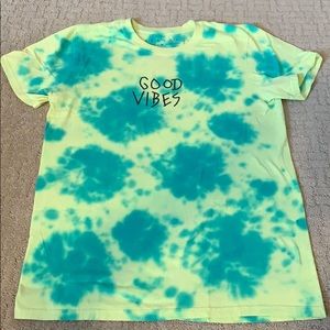 GOOD VIBES tie-dye t-shirt